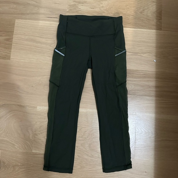 Lululemon Olive Green Women's Leggings - Picture 2 of 5